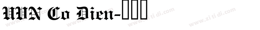 UVN Co Dien字体转换